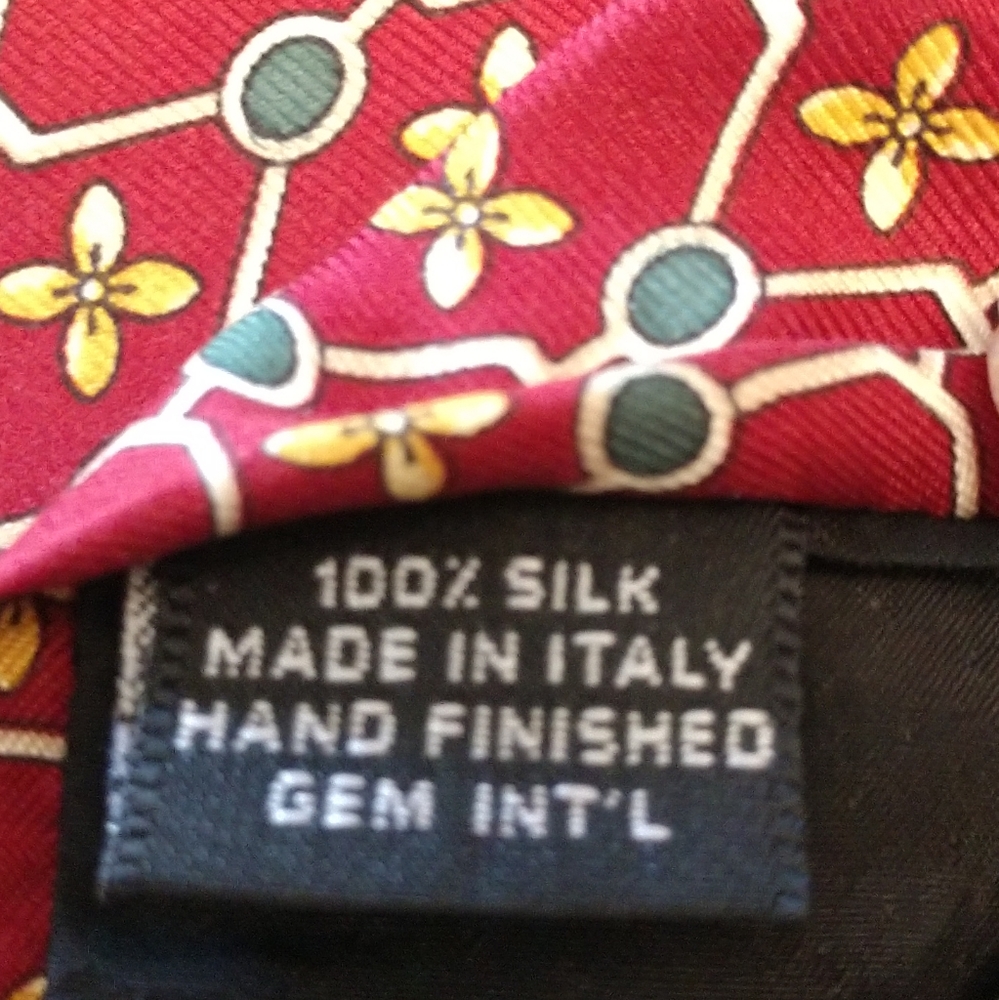 PAOLO GUCCI Geometric Necktie, NWOT - Picture 4 of 9